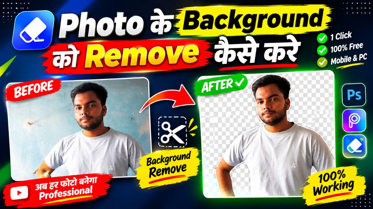 ।। Photo का background कैसे हटाएं।। 2026 UPDATE