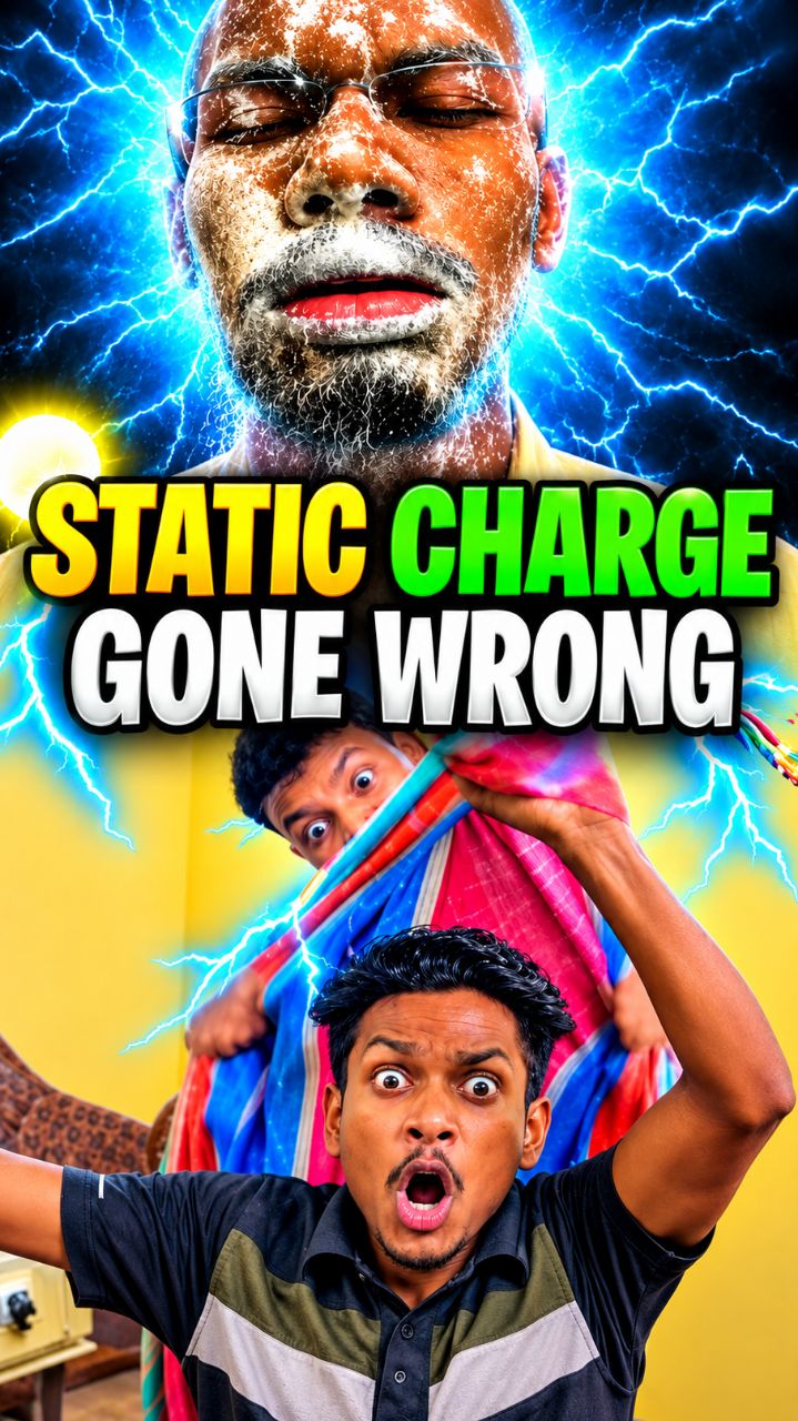The Video or Comedy Perpus Static Charge Gone Wrong 😱💔 #shorts #funny #comedy #viralvideo
