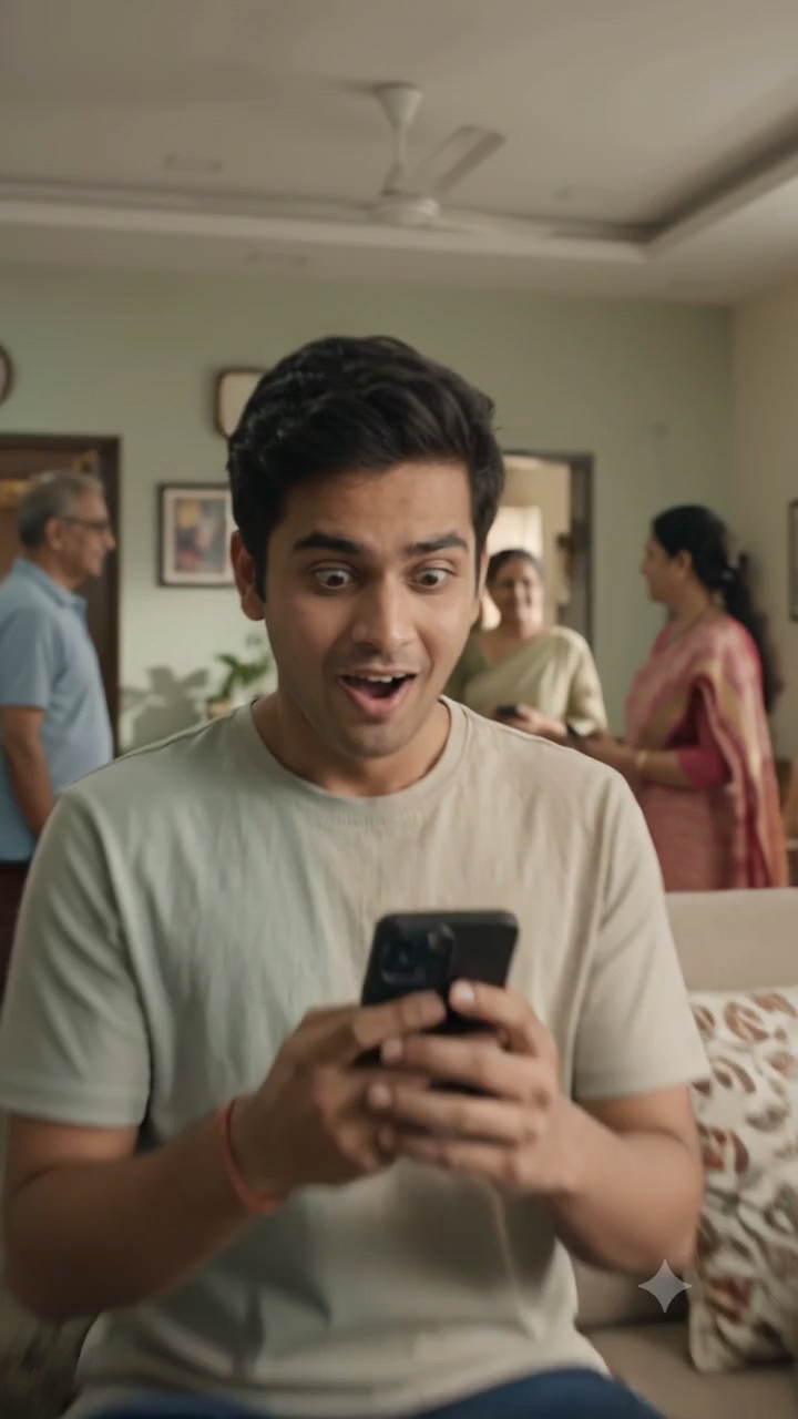 रील में परी दिखी… निकली अपनी ही बहन! 😂📱✨