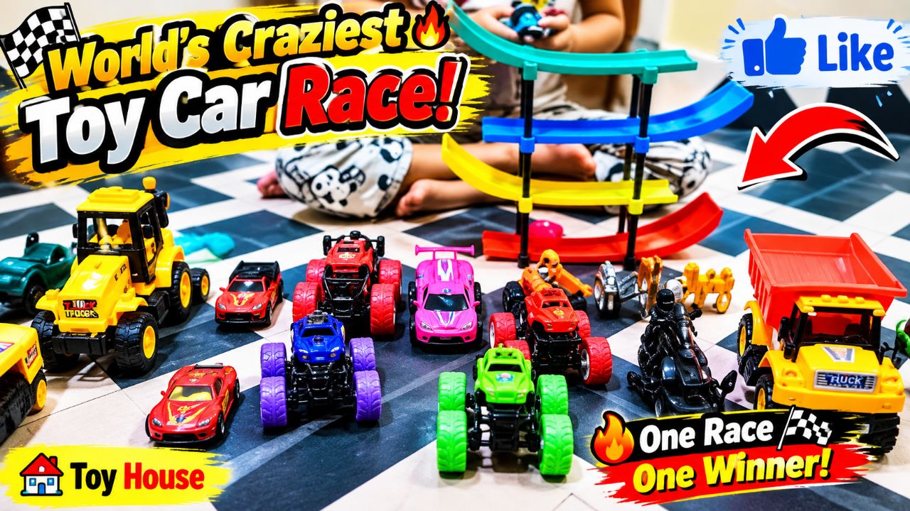 Toy Cars की सबसे बड़ी Race 🏁 | Amazing Racing Challenge | Toy House