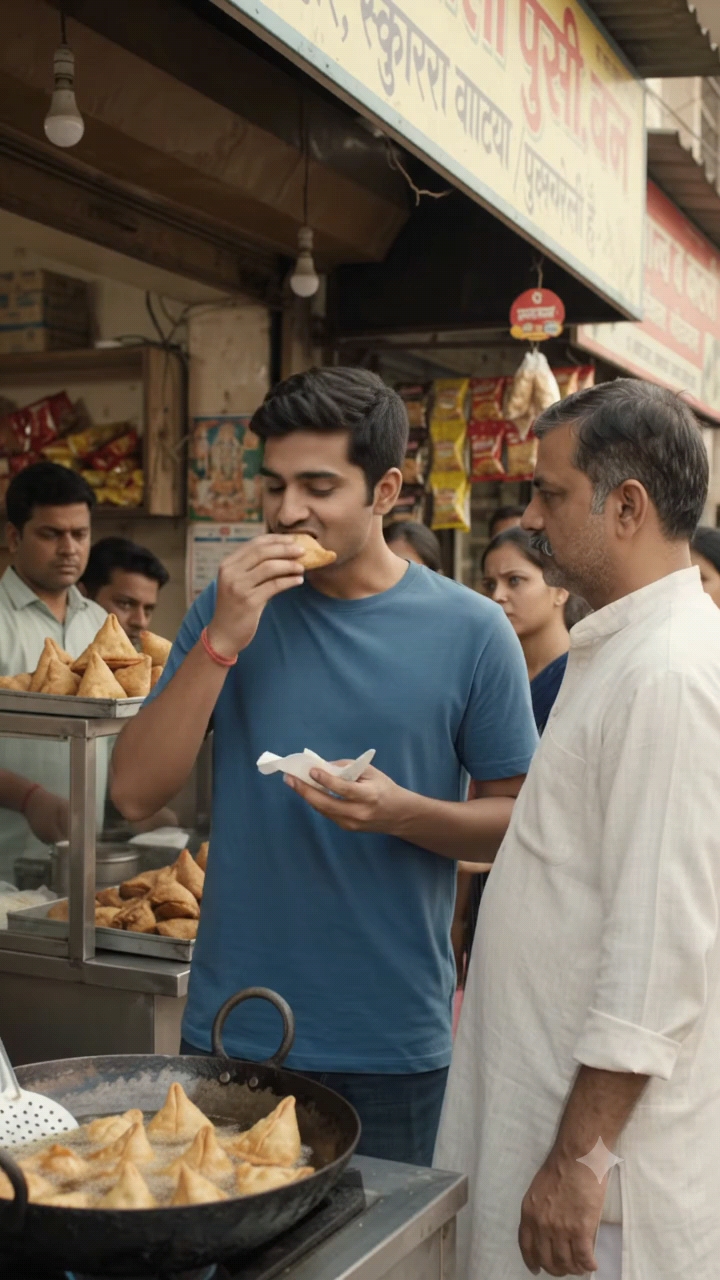पेमेंट कर दिया… पूरी दुकान में बेइज्जती हो गई! 😂🥟📱🔄