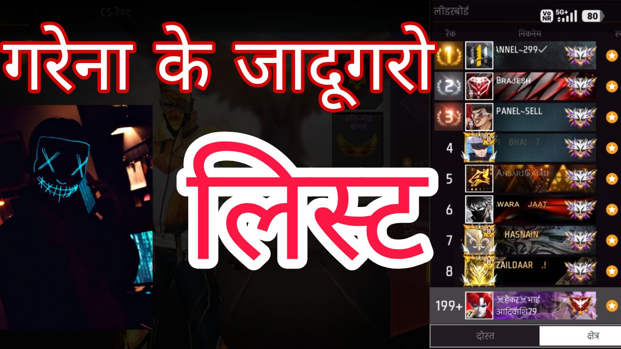 गरेना बाबा कि रीजन लिस्ट #bideo #vairal#gaming#freefire#trendin video🎮🎮 laik follow💗💗