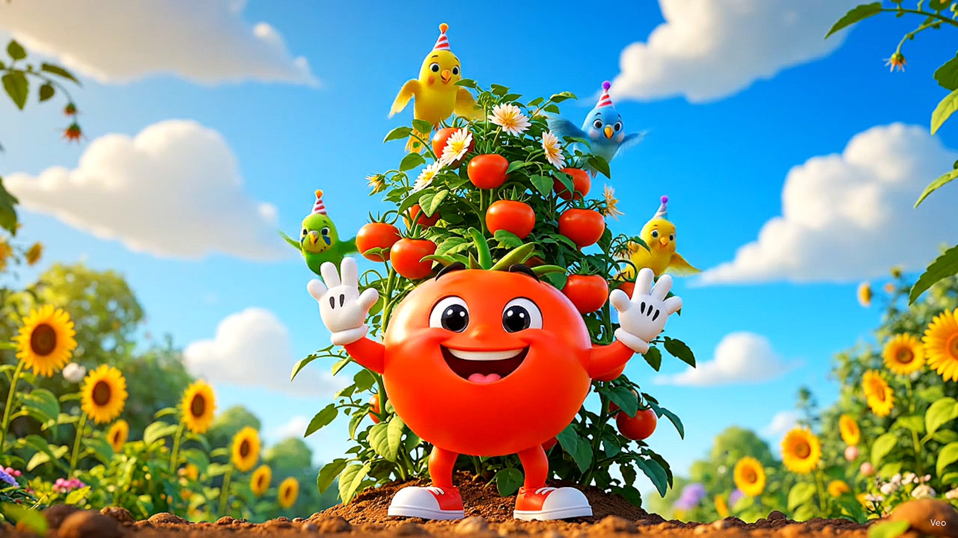 The talking tomato | kids nursery rhymes | kids song