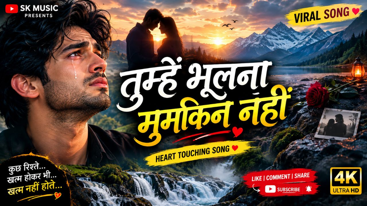 तुम्हें भूलना मुमकिन नहीं 💔 | Heart Touching Sad Song 2026 | दर्द भरा प्यार | SK Music
