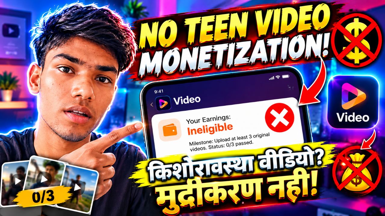 Monetize no❌ monetize kaise hoga 💸#video app#long videos
