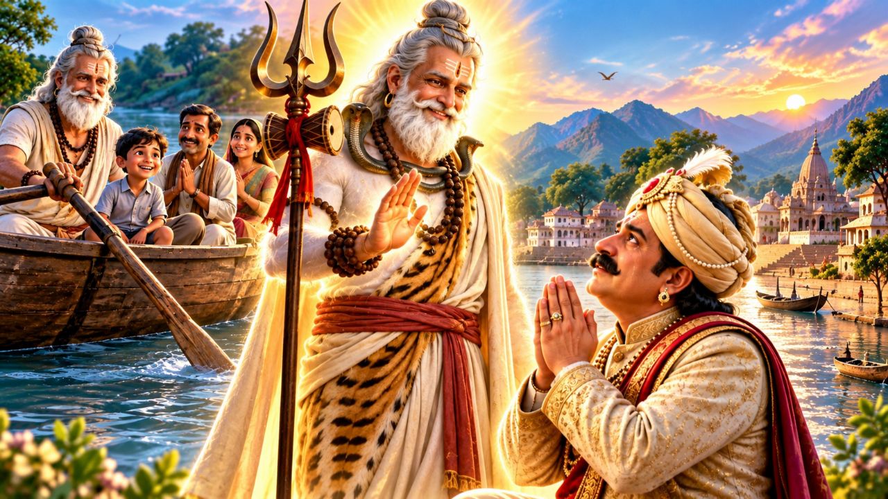 महादेव ने लिया नाविक का रूप 😱🙏 | धनवान सेठ का घमंड हुआ चूर | Mahadev Ki Kahani |Hindi Moral Story
