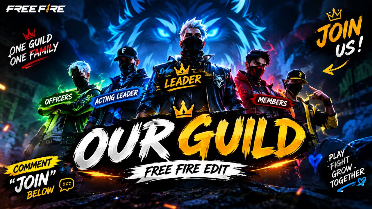 THE GUILD 🐺🔥 | MEET OUR PREDATORS | FREE FIRE GUILD EDIT