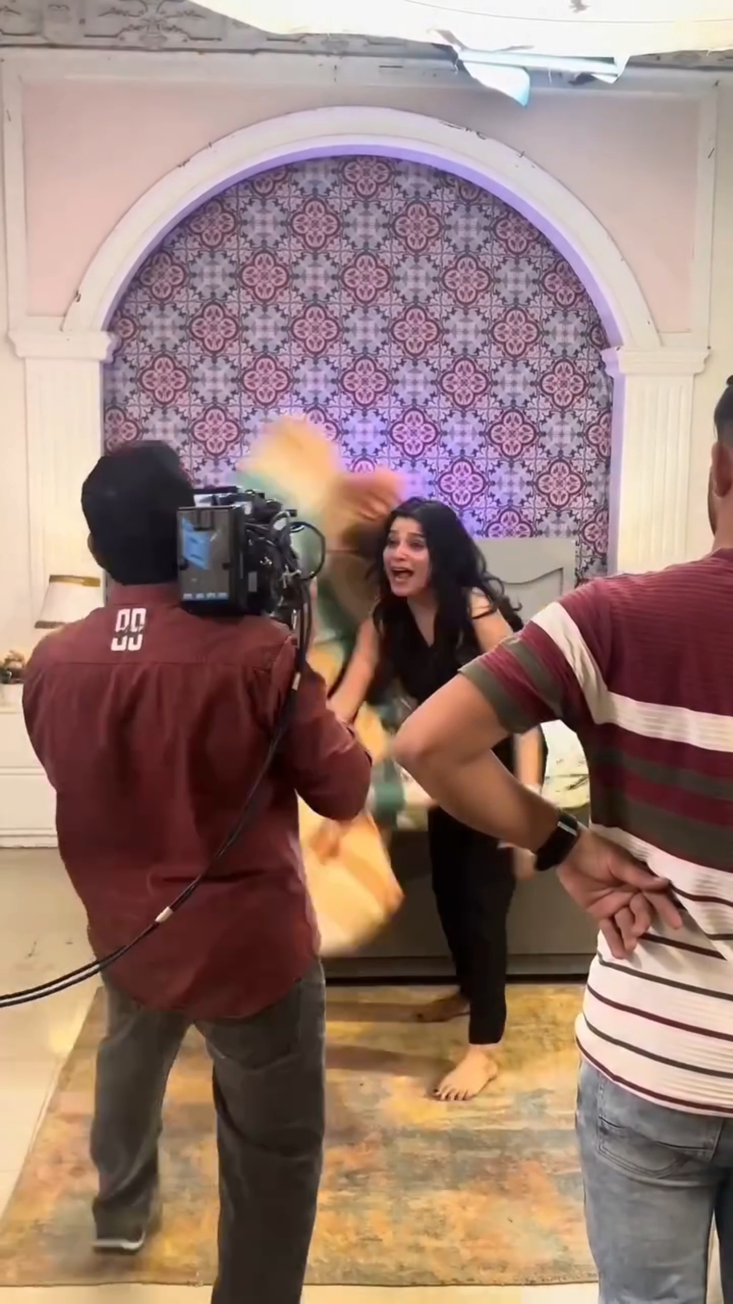 Serial behind scene shooting 😱