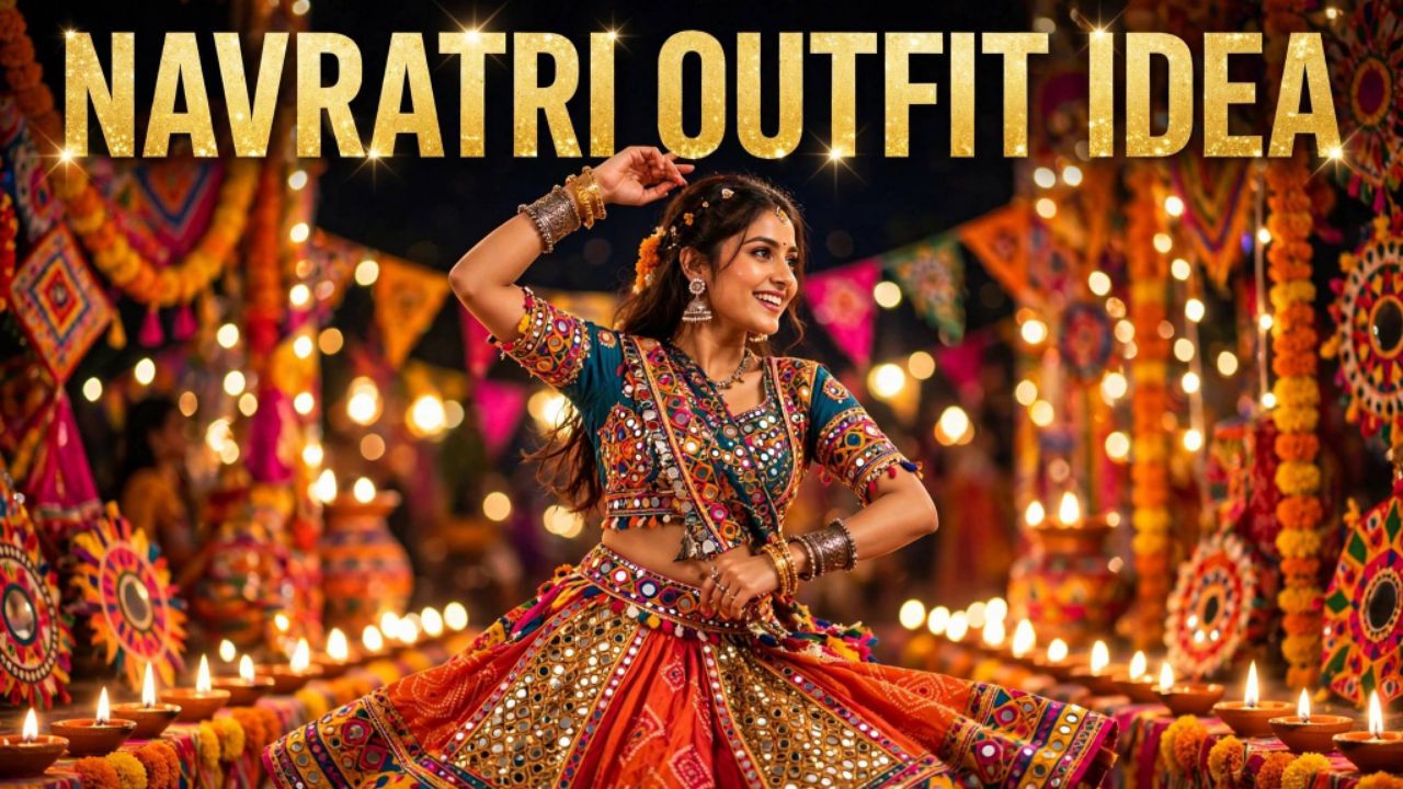 Navratri outfot best outfit🥰🌸🌸