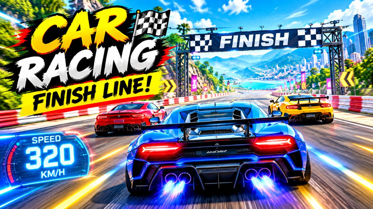 Car Racing Game 🚗🔥 | 320 KM/H Speed Race & Epic Finish Line Challenge!