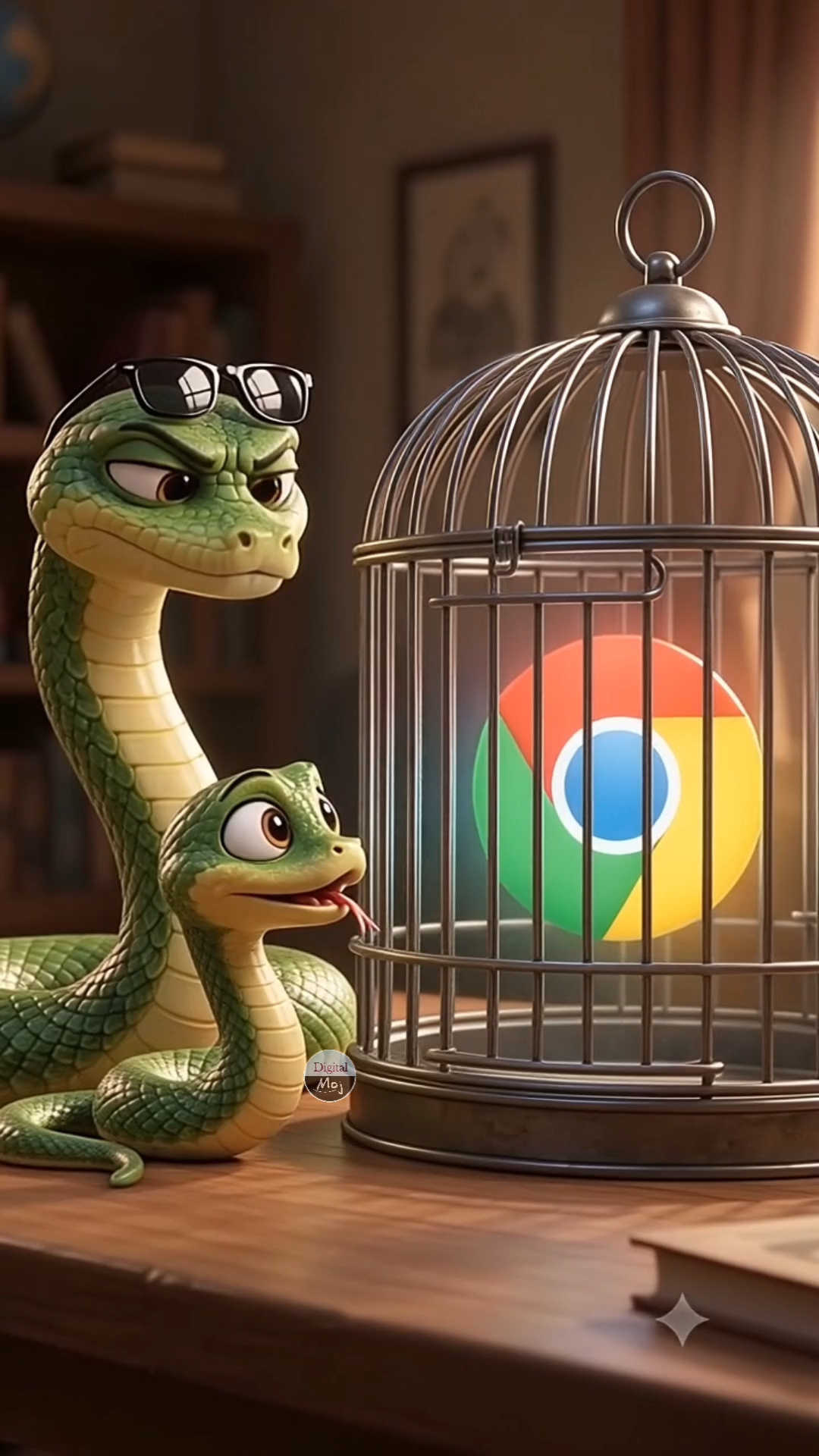 Chrome Browser को पिंजरे में खेद कर दिया 😂🤣