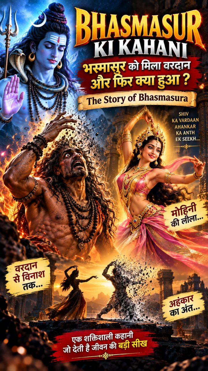 Bhasmasur Ki Kahani 🔥 | भस्मासुर को मिला वरदान और फिर क्या हुआ? | The Story of Bhasmasur