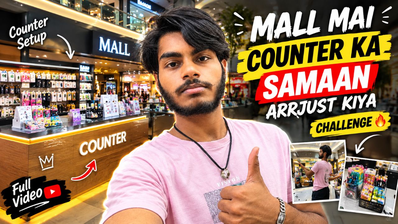 Mall Mein Counter Ka Samaan Adjust Kiya 😱🔥 | Challenge Vlog