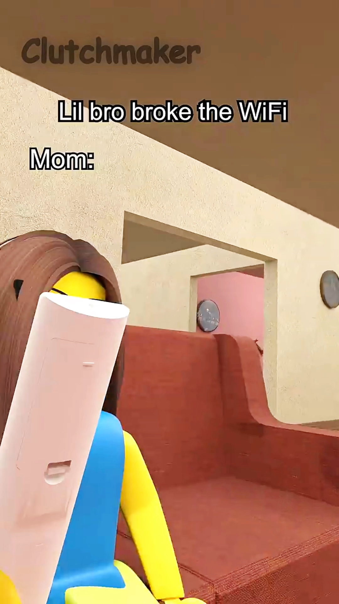 Lil bro broke the fish tank 💀 #shorts #robloxanimation #roblox #fypp #memes