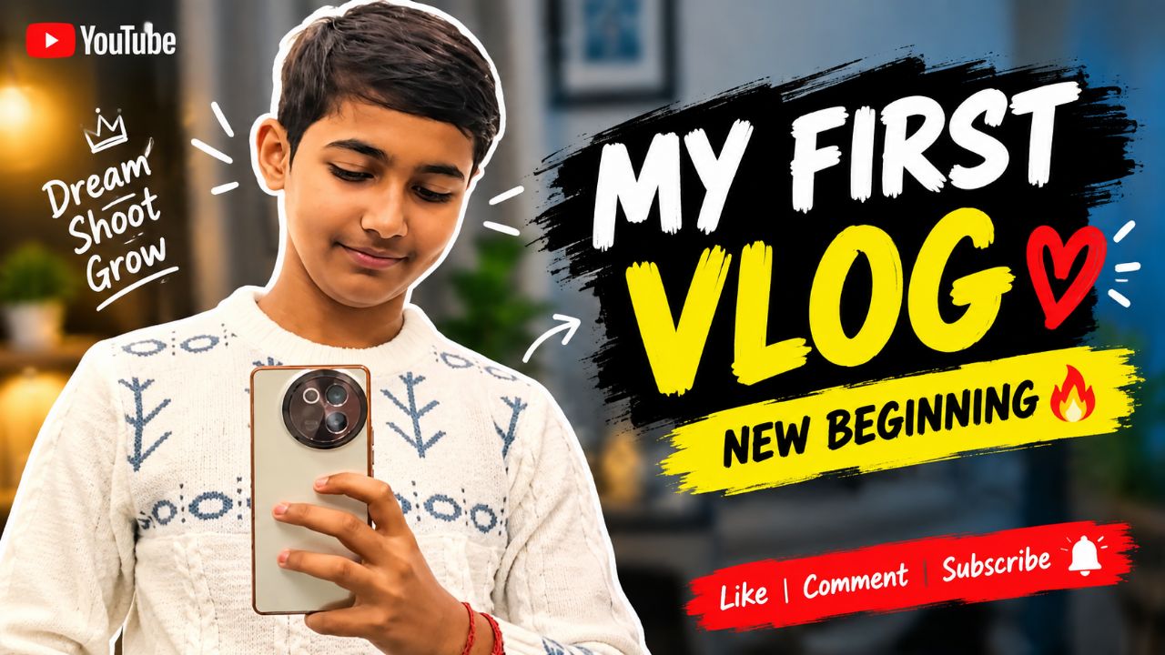 Mera Pehla Vlog ❤️ | First Vlog | New Beginning 🔥