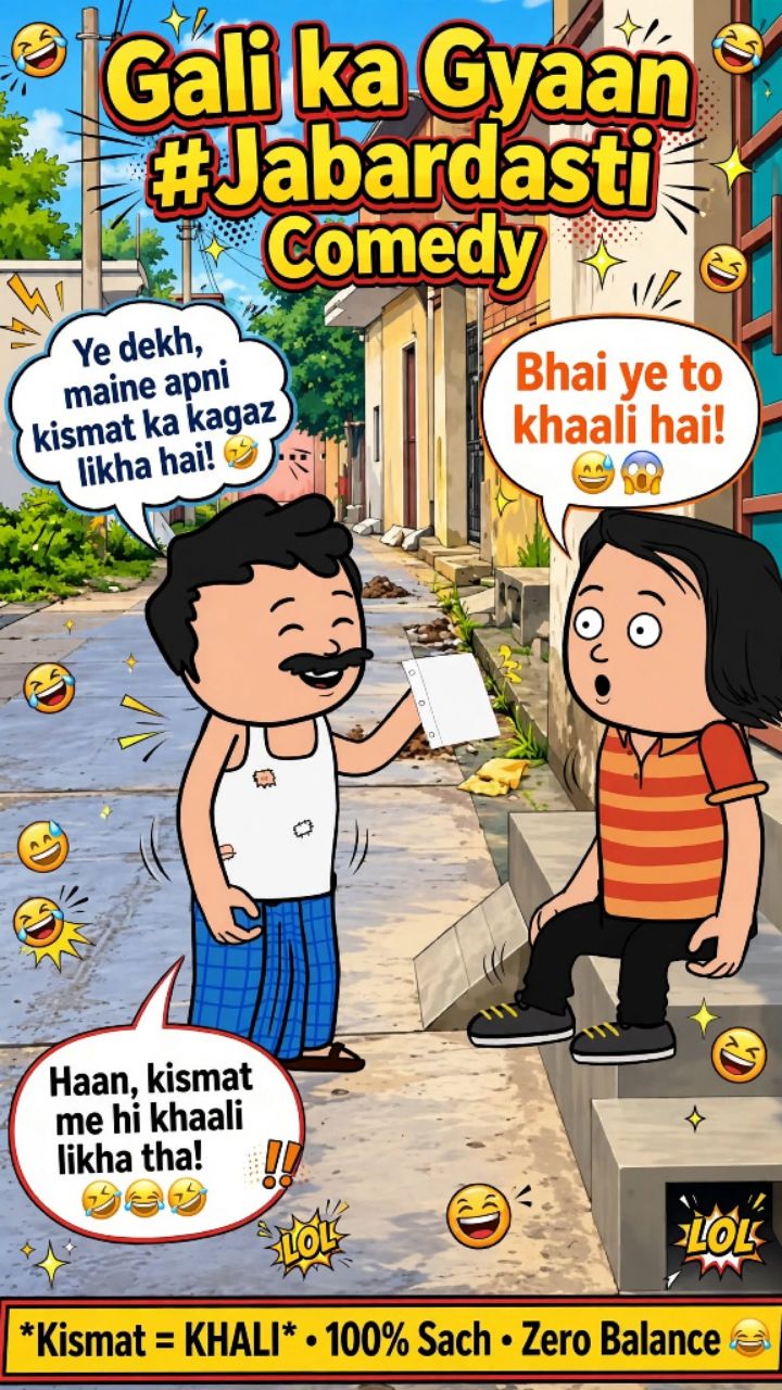 😂 Kismat Ka Kagaz Hi Khaali Nikla! 🤣