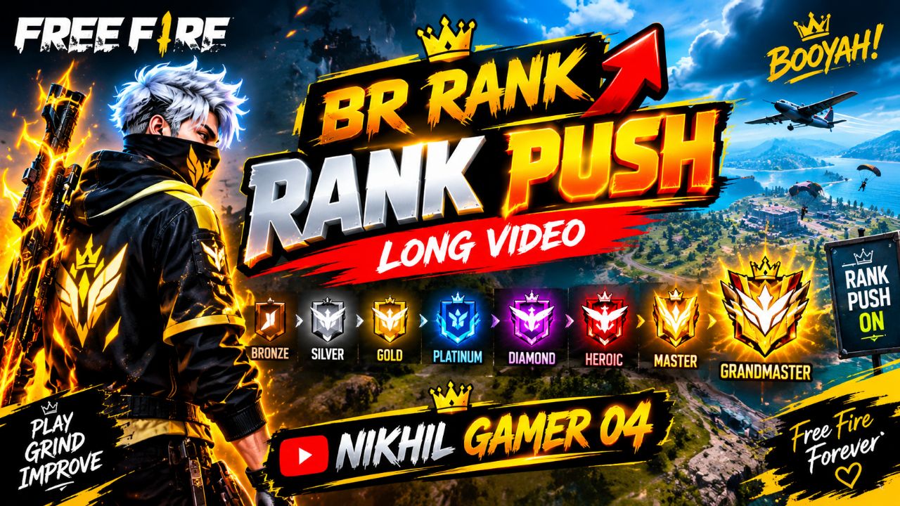 Free fire BR Rank Rank push...
