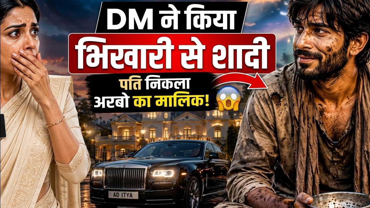 DM ने किया एक भिखारी से शादी 😱