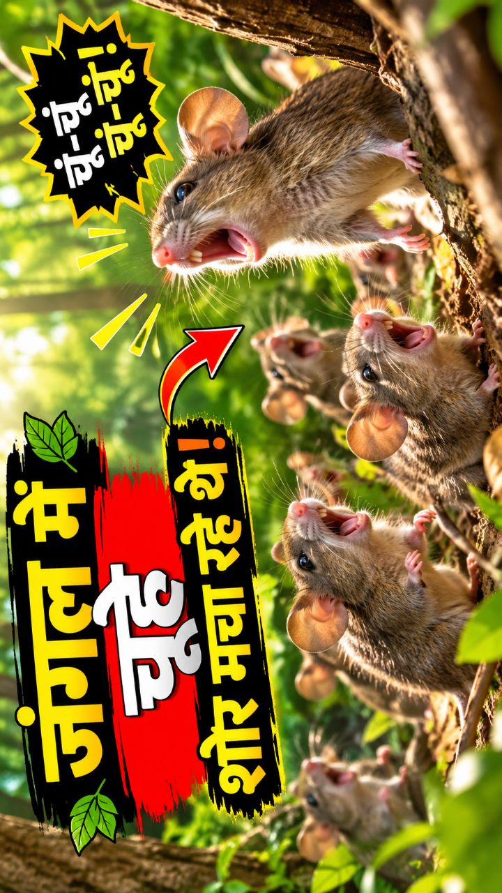 Jungle Mein Chuhe Machaa Rahe The Shor! 🐭🌳😱