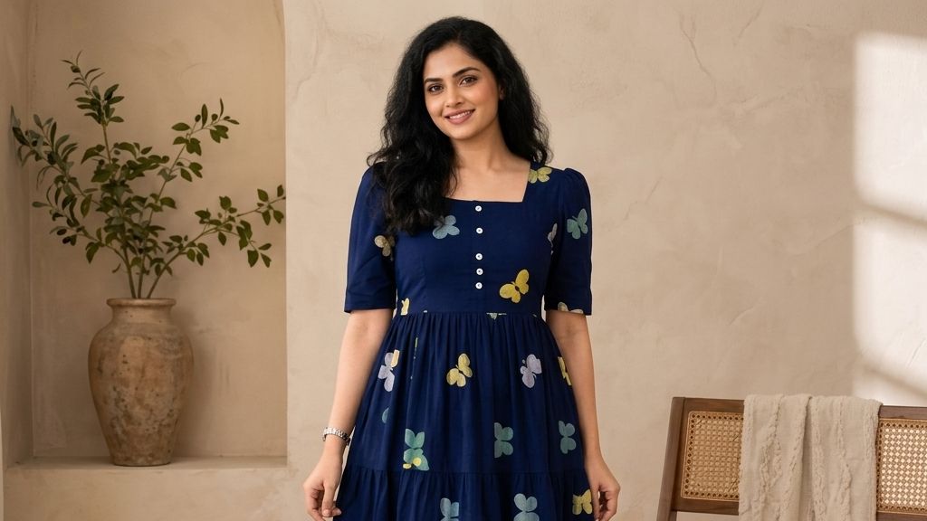 यह प्यारा सा बटरफ्लाई लुक! 🦋💙 बजट में स्टाइल, अब और क्या चाहिए? लिंक/कोड के लिए कमेंट करें