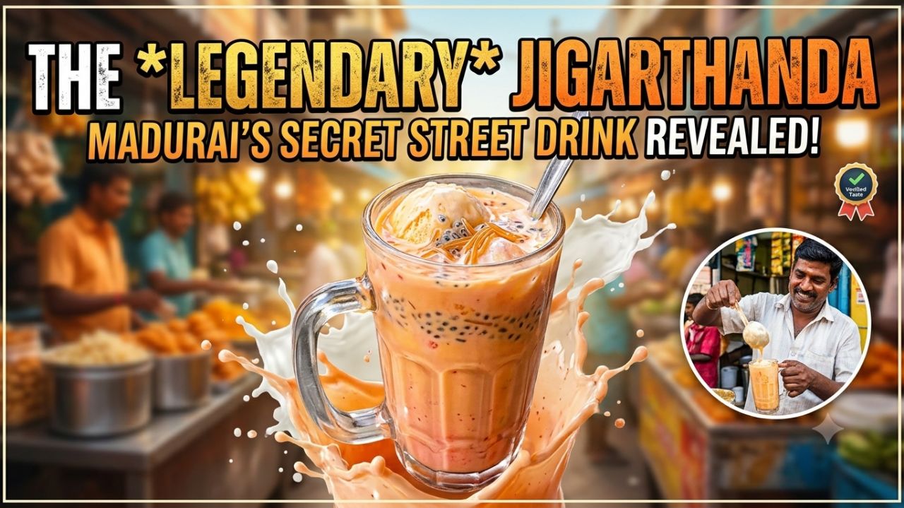 THE *LEGENDARY JIGARTHANDA

MADURAI'S SECRET STREET DRINK REVEALED!