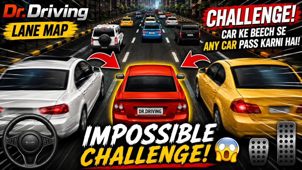 #Dr driving game #lane mode # viral trend