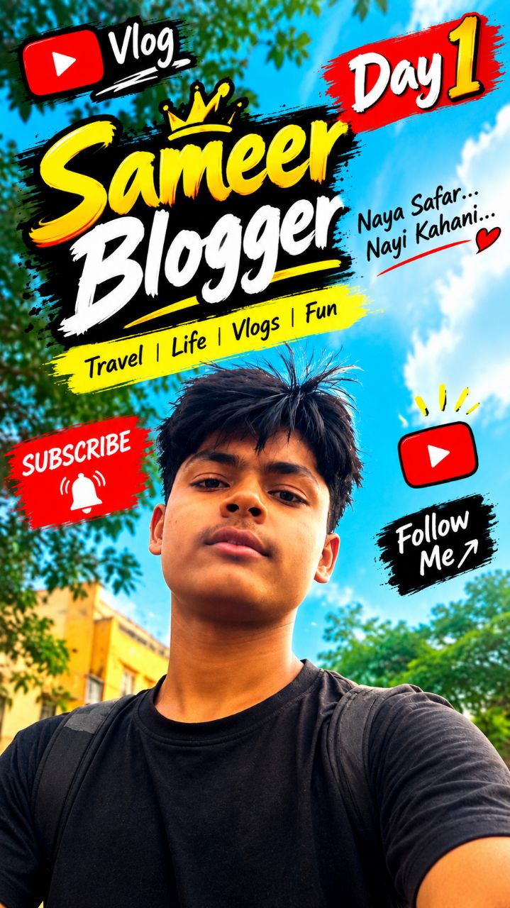 🔥 Day 1 की शुरुआत ❤️ | Sameer Blogger का पहला Vlog | पूरा दिन मेरे साथ