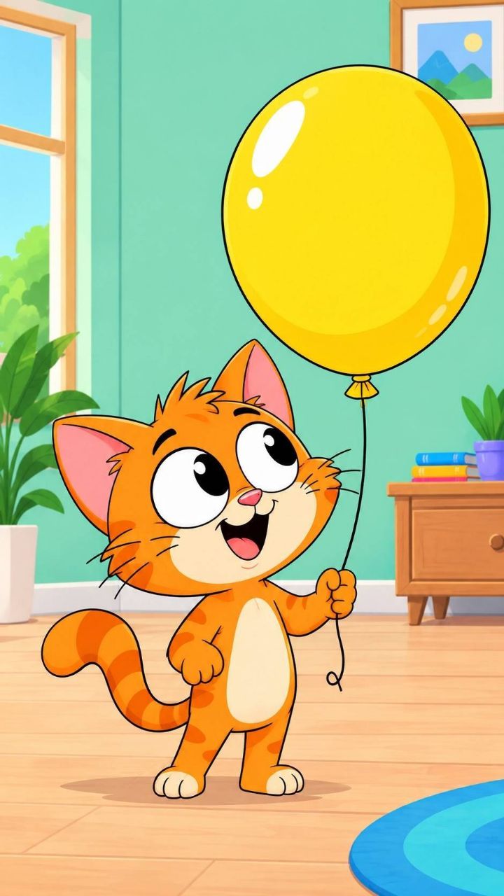 #Cat vs Giant Balloon 😂🎈 | The Funniest Balloon Surprise! #Shorts