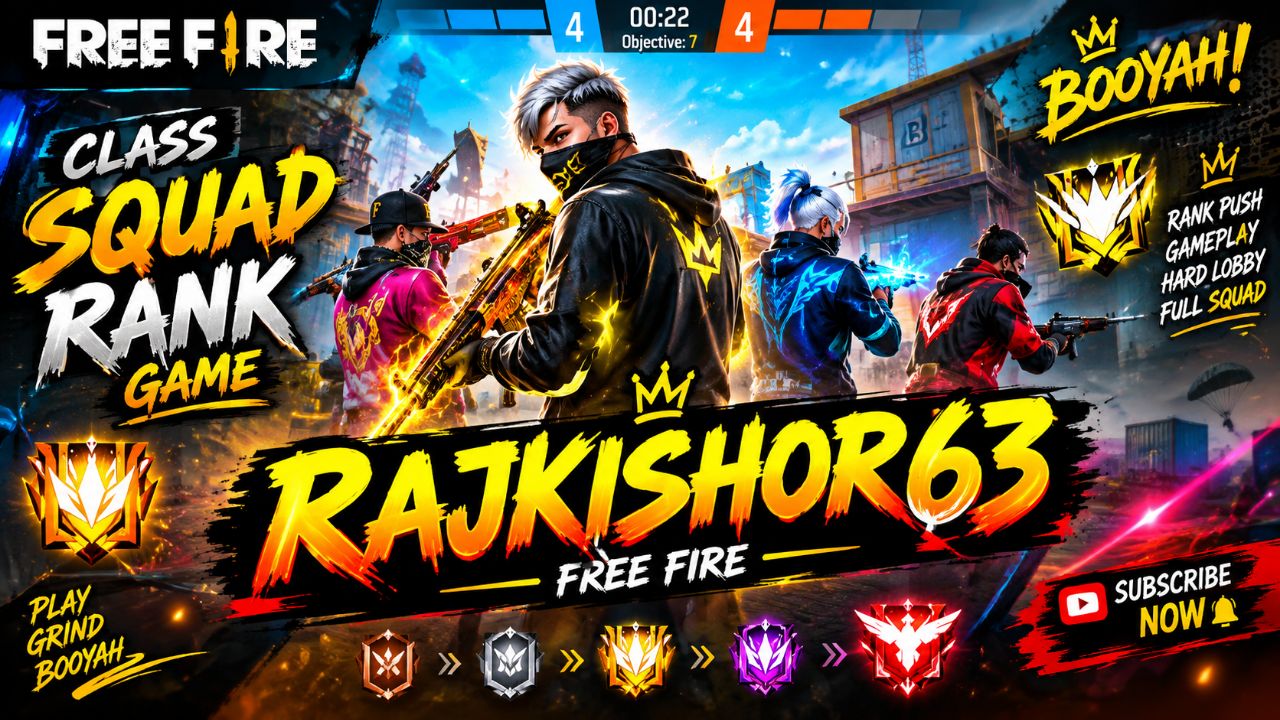 🔥 UNBELIEVABLE CS RANK MATCH! 😱 | Free Fire Clash Squad Gameplay | RAJKISHOR63 | free fire