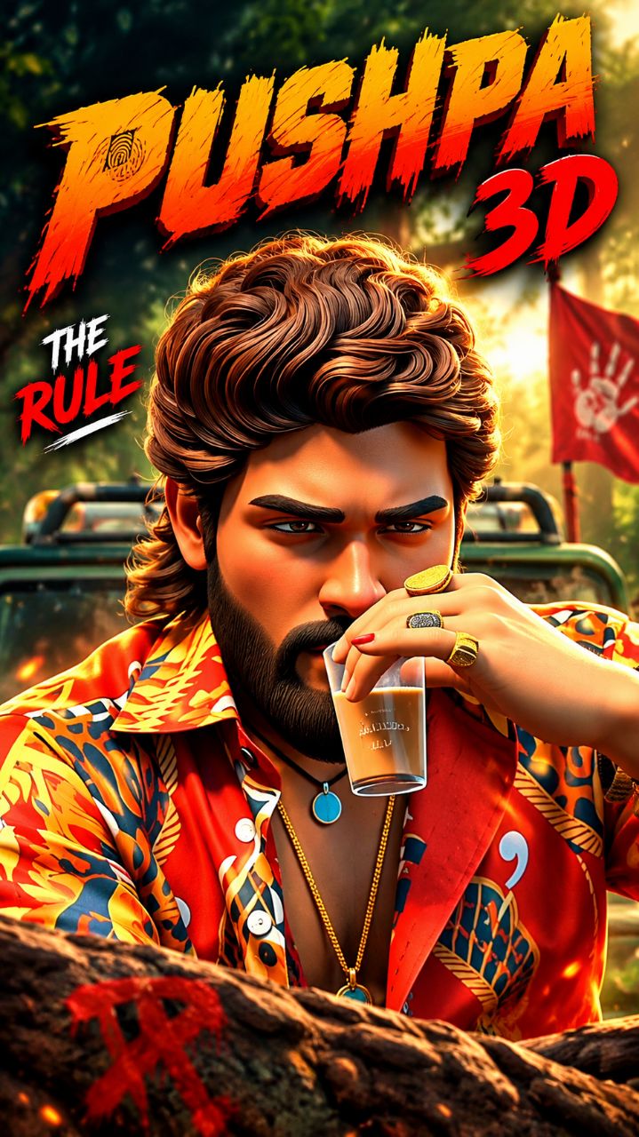 Pushpa 3D Animation 🔥 Full Cinematic Look