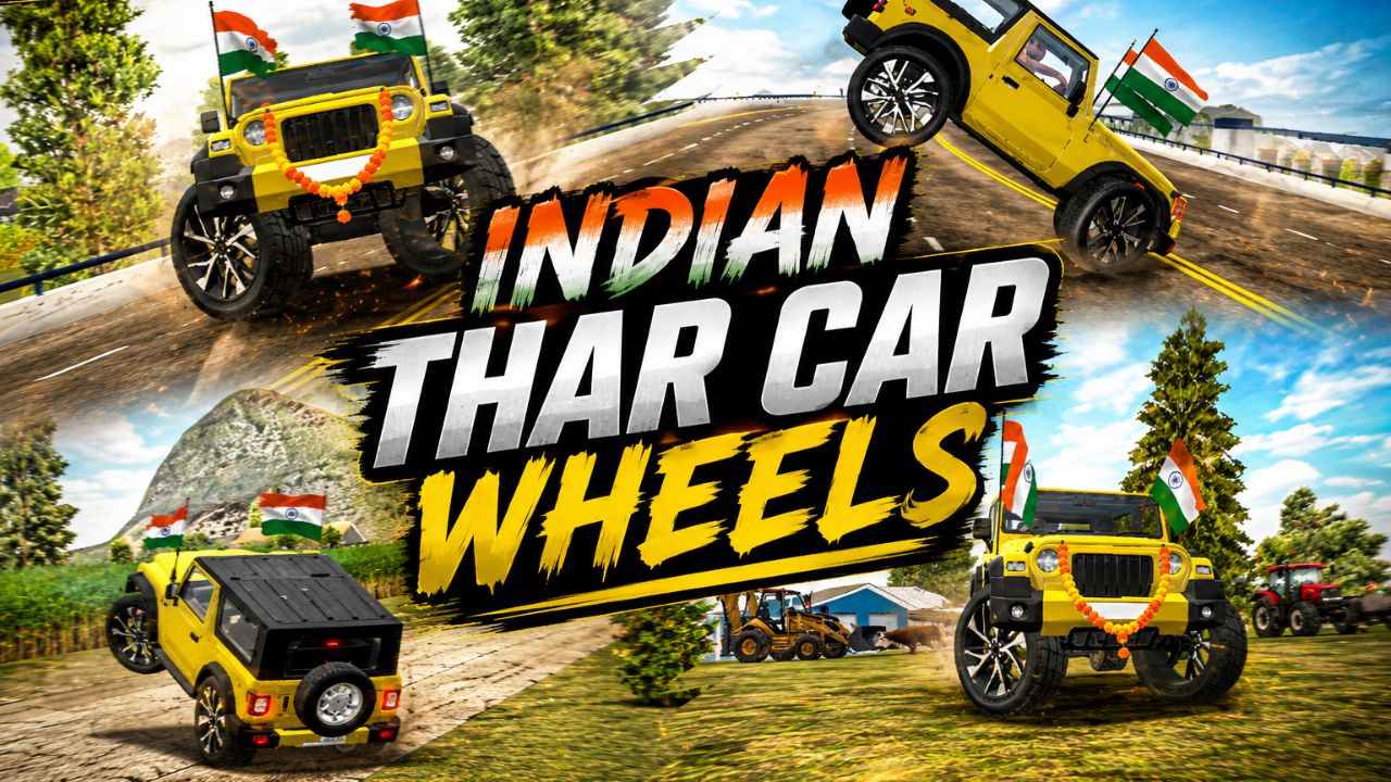 Indian Thar Car Game 😱(Gadi Wala Game And Dj Song 😈)#vedio #viral