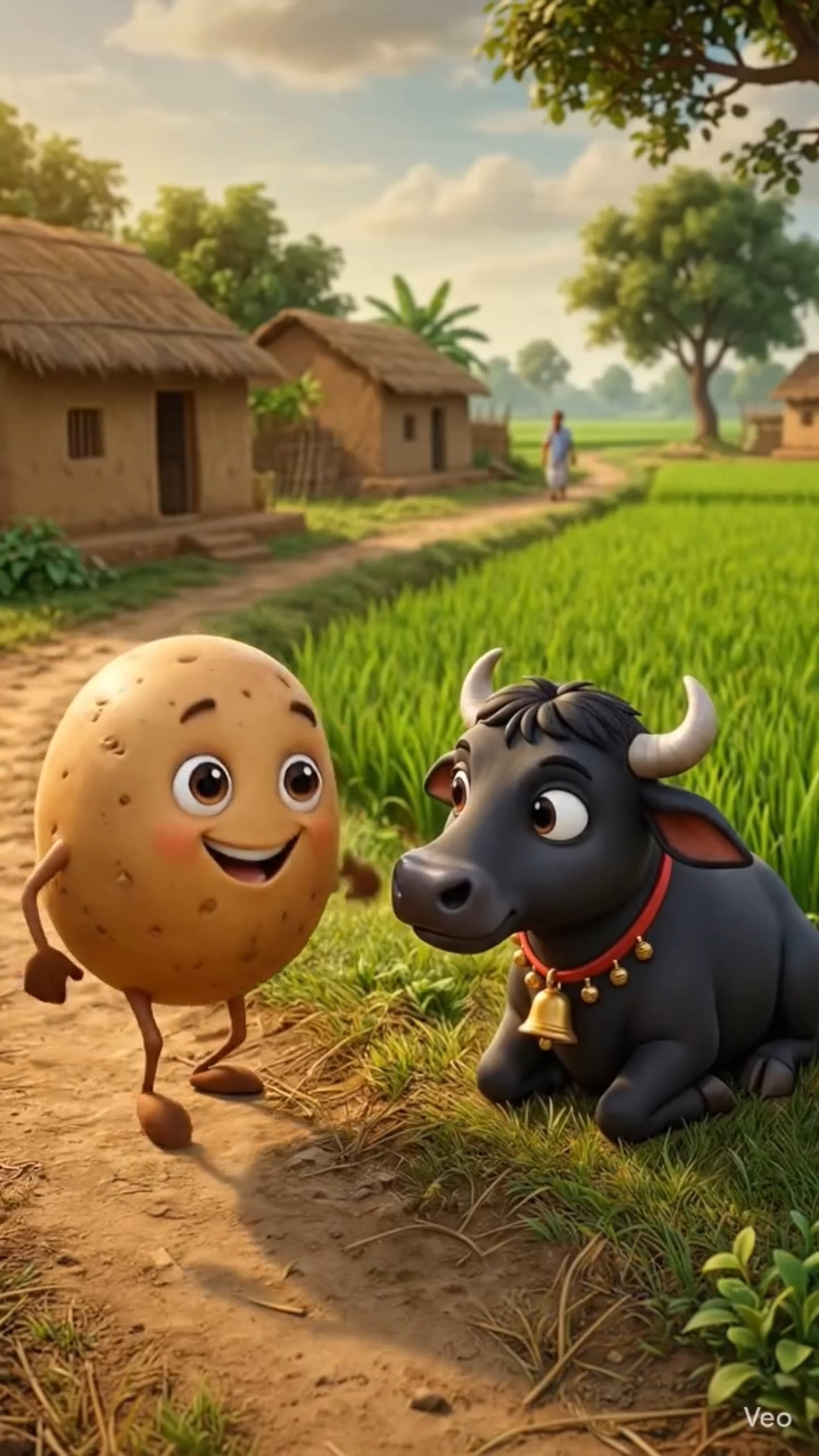 Aloo:Arre bhaiya! Aaj toh maine woh chutkula sunaya ki tumhari toh hansi nahi rukegi!"