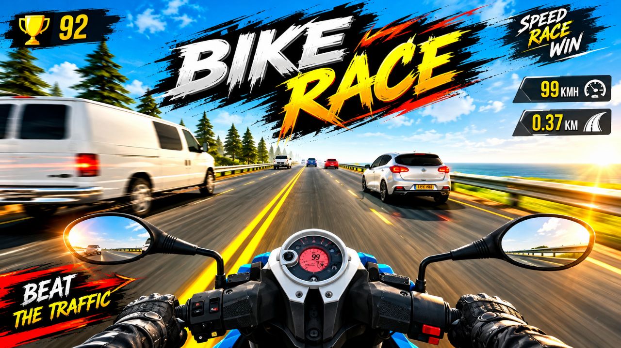 INSANE BIKE RACE 😱🔥 | Can I Beat the Traffic? | Bike Racing Game