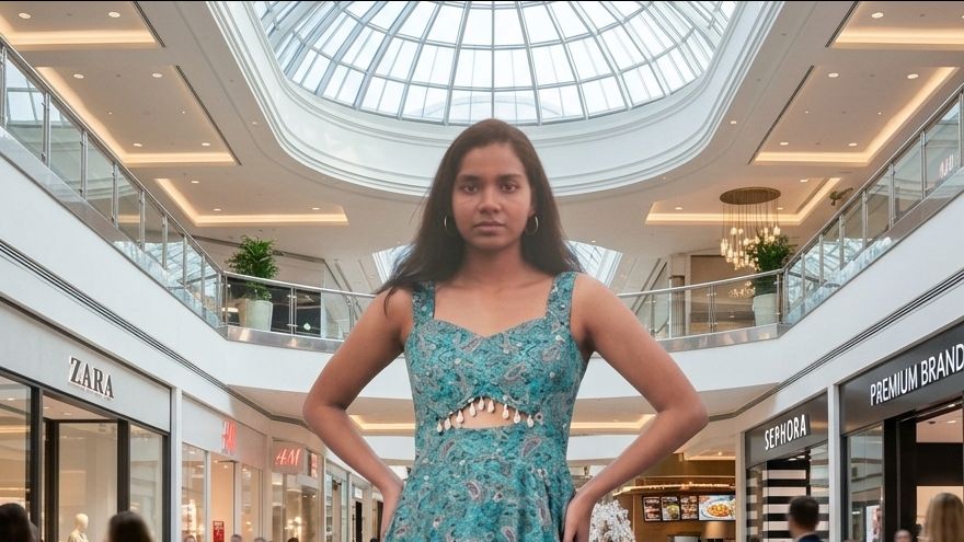 क्लासिक अंदाज और मॉडर्न वाइब्स ✨🛍️"
"हर कदम में कॉन्फिडेंस और थोड़ा सा स्टाइल 👗💫