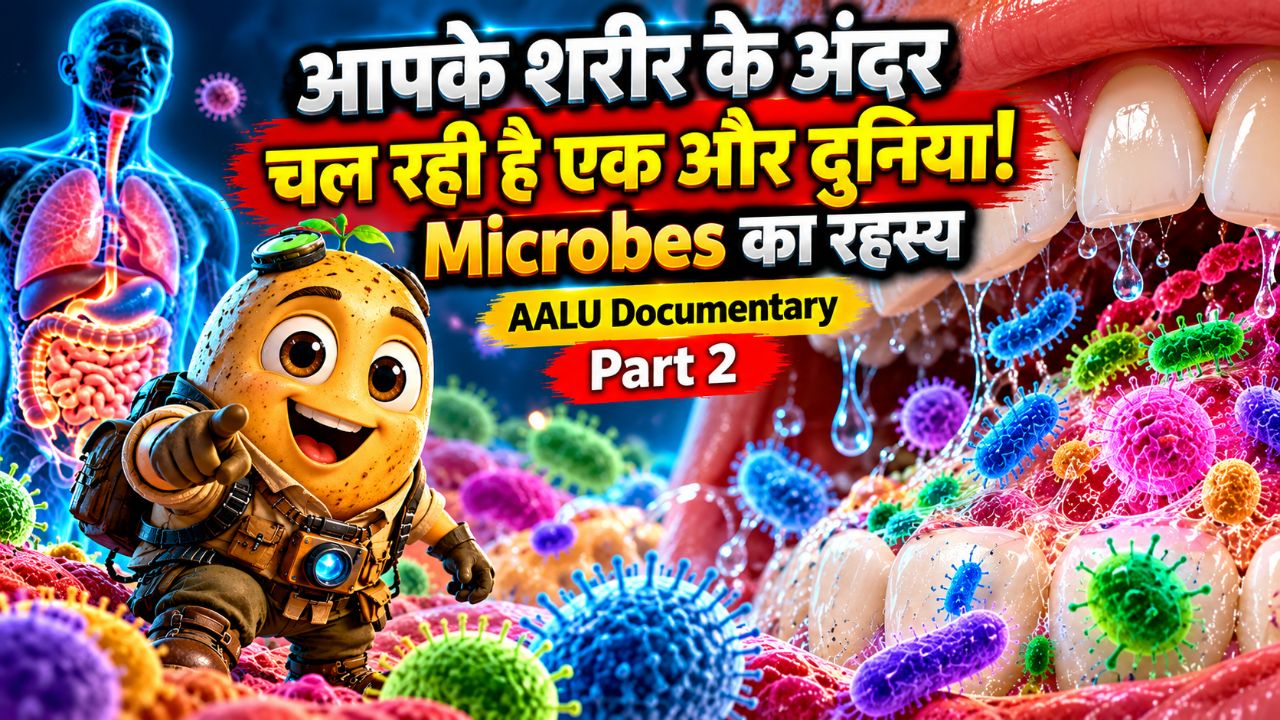 😱 आपके शरीर के अंदर चल रही है एक और दुनिया! | Microbes का रहस्य | AALU Documentary Part 2