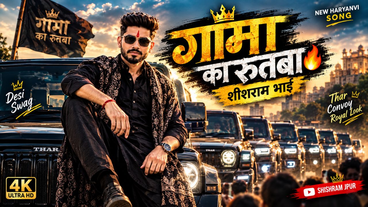 गामा का रुतबा 🔥 | शीशराम भाई | Desi Swag | New Haryanvi Song 2026 | Shishram Jpur