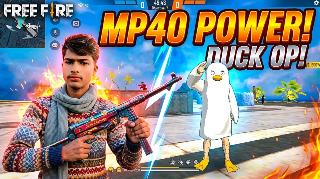 Ye MP40 Dekhkar DUCK Bhi Dar Gaya 😂🔥