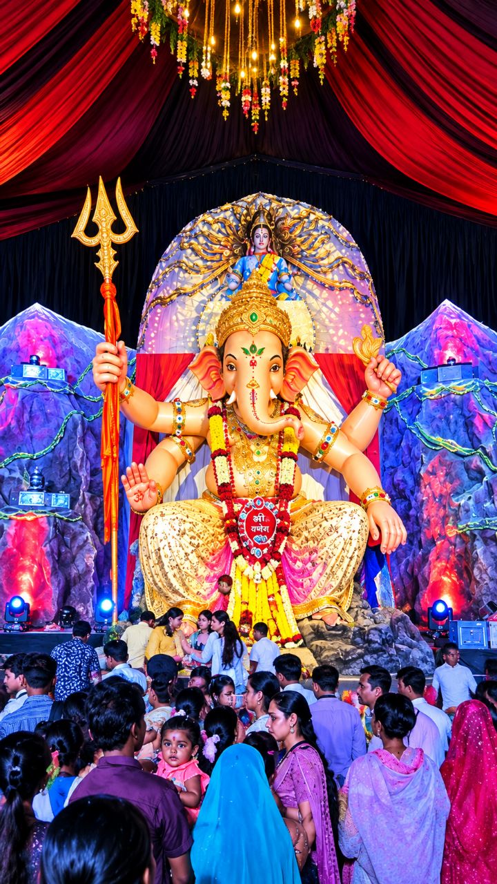Big Ganesh Visarjan At Srisailam Dam | Ganesh Nimajjanam 2026 In Srisailam Dam | Ganpati Bappa Mori