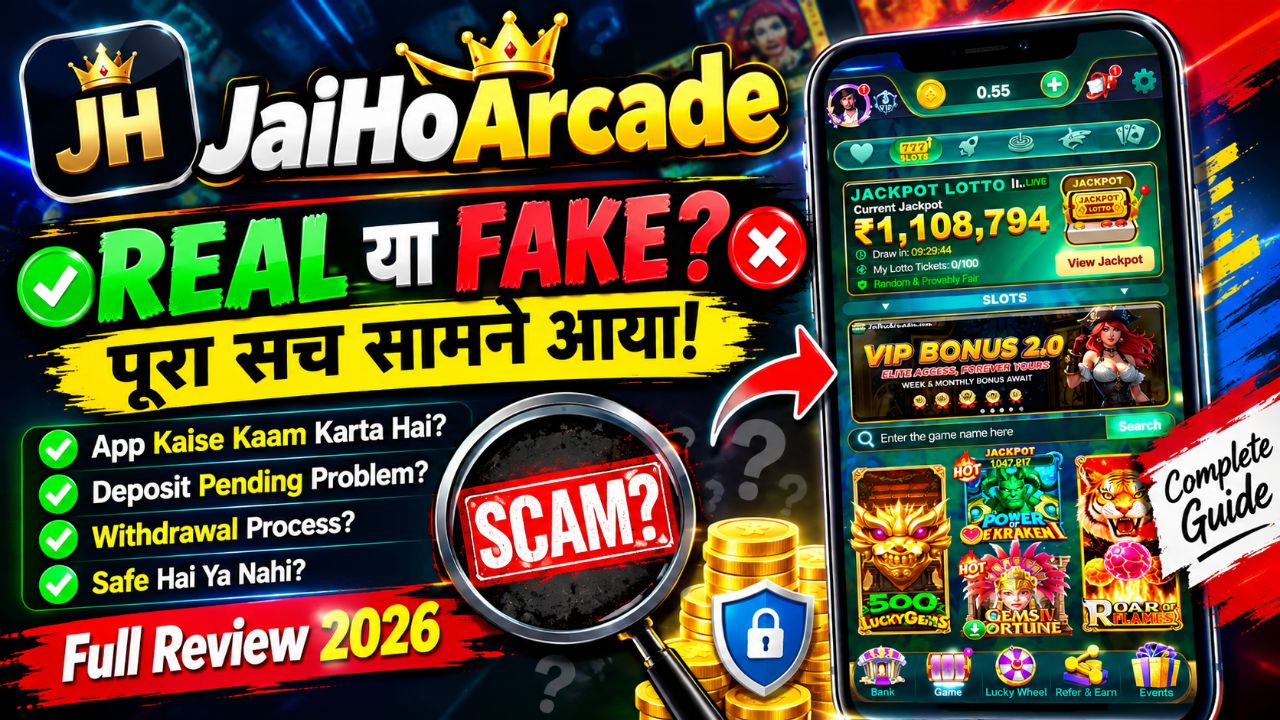 jaihoarcade real या fake? | पूरा सच सामने आया! | jaihoarcade game real or fake? !