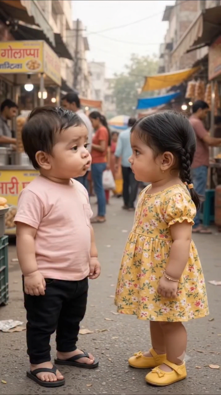 "बिना बात के शक!" 😂 Cute Baby Argument
​Boy Caught Red-Handed!