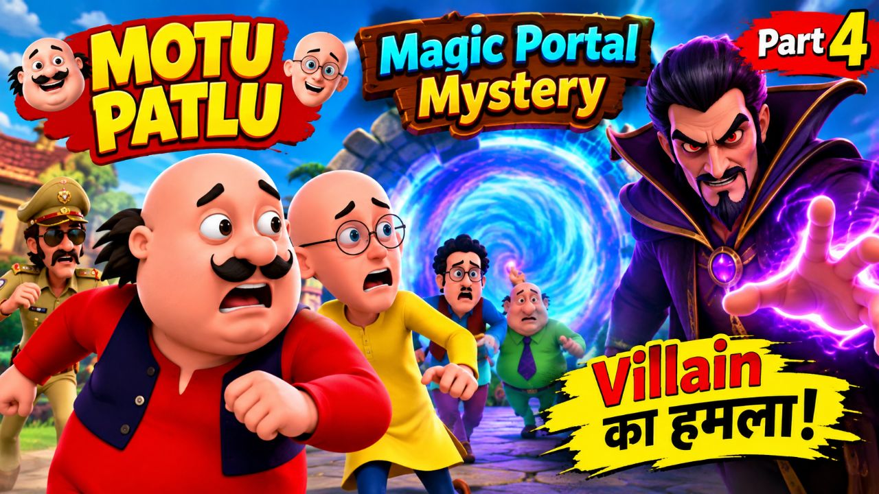 Motu Patlu Aur Magic Portal 😱🔮 | Villain Ki Entry | Part 3 #shorts