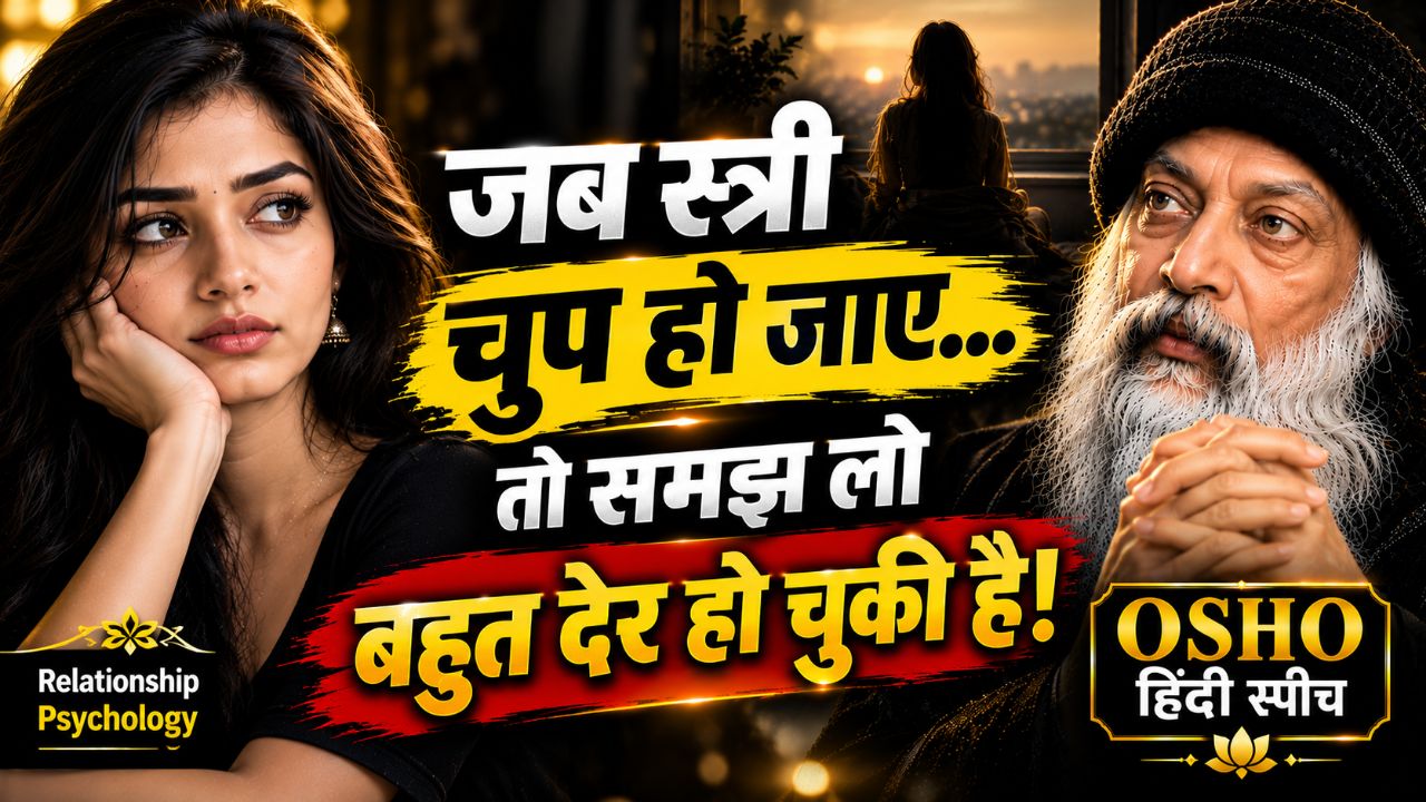 जब स्त्री चुप हो जाए — तो समझ लो बहुत देर हो चुकी है | Osho Hindi Speech