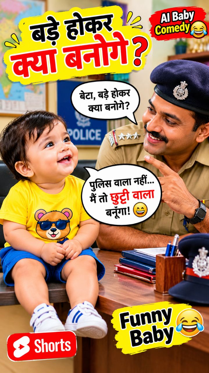 छोटे ai baby की बड़ी बात 😂 | Prince Fun World #Shorts