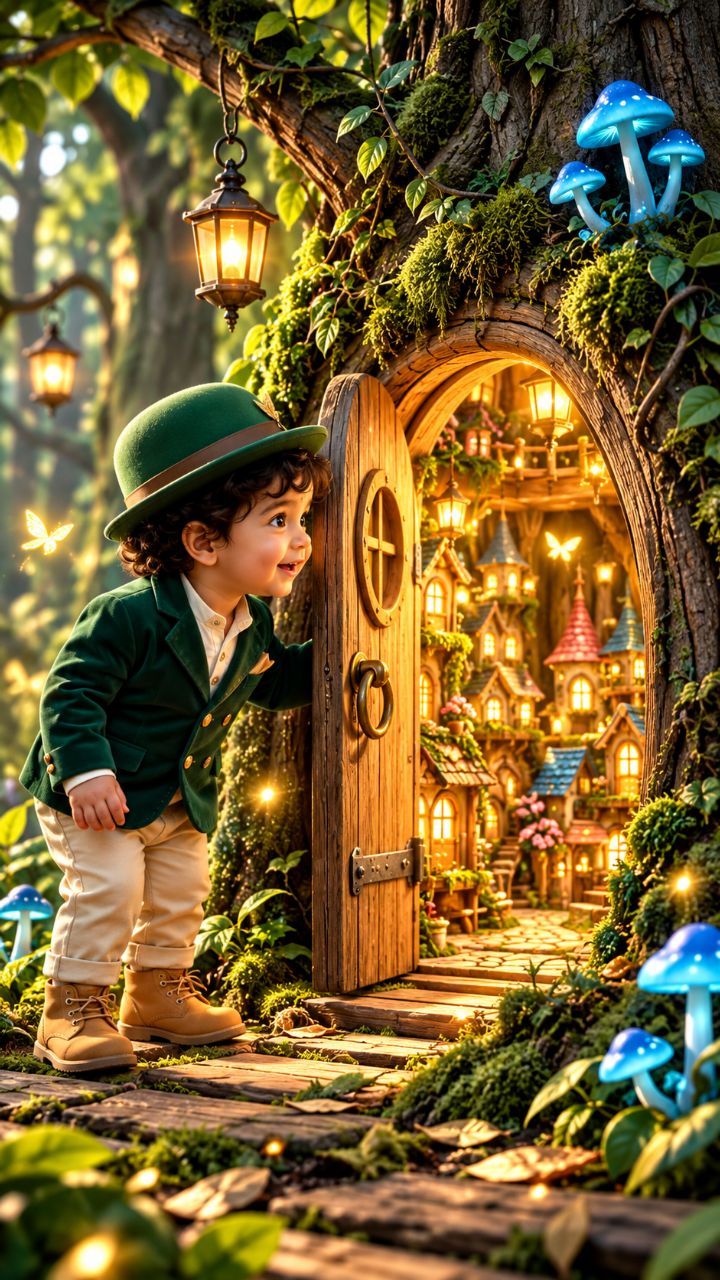😱🌳 पेड़ के अंदर मिला रहस्यमयी दरवाज़ा! 🚪✨ | Magical Village का राज़ 🏡🧚‍♂️
