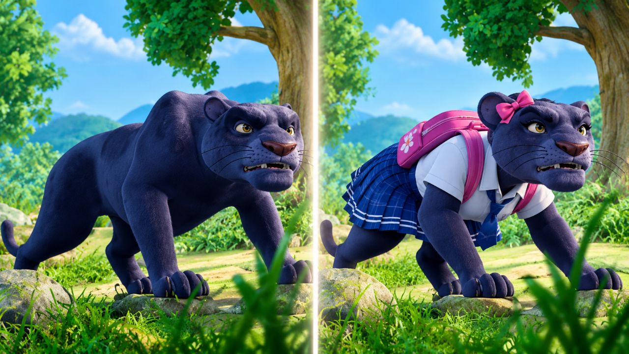 The Jungle Book Cartoon Characters School Life Version