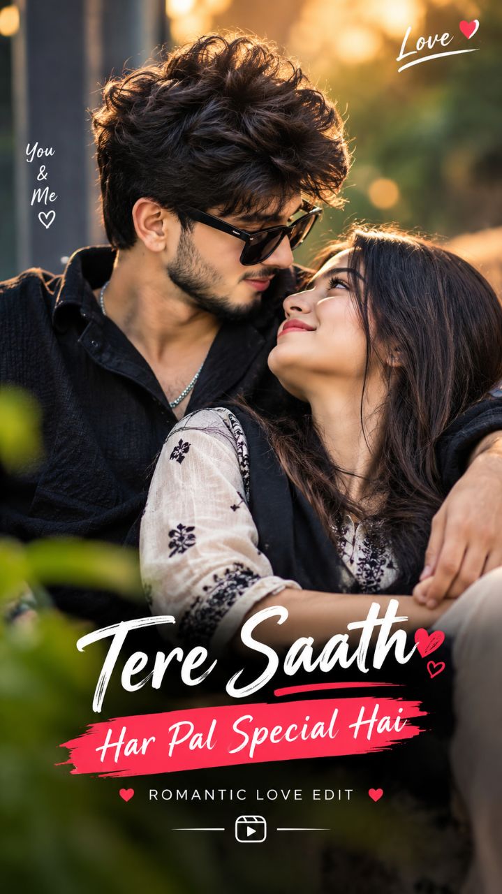 ❤️ Tere Saath Har Pal Special Hai | Romantic Love Edit 🥰#Song