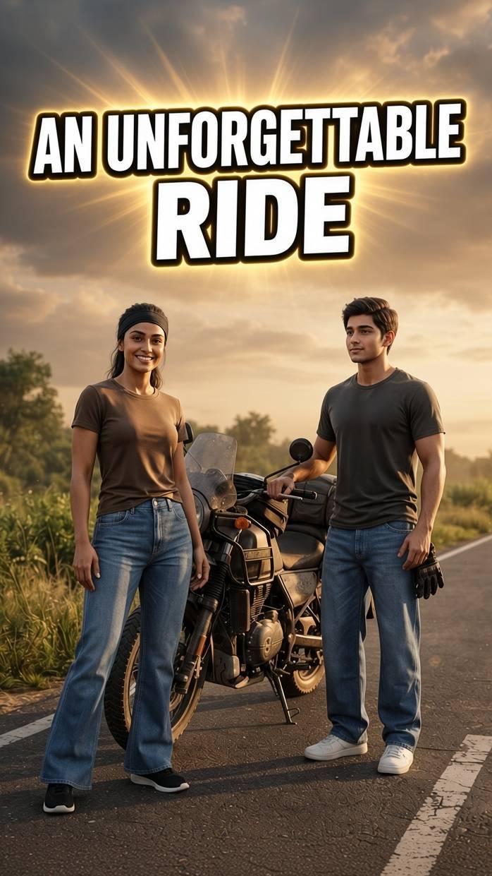 “Manzil Nahi, Safar Yaad Rahega 🏍️❤️” #RoadTrip #CoupleVibes
