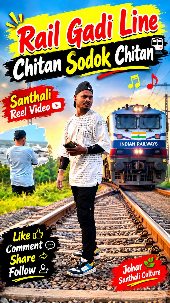 Railgadi Line Ka Zabardast View 🚆🔥 | Railway Track Vlog | Sanjay Vlog