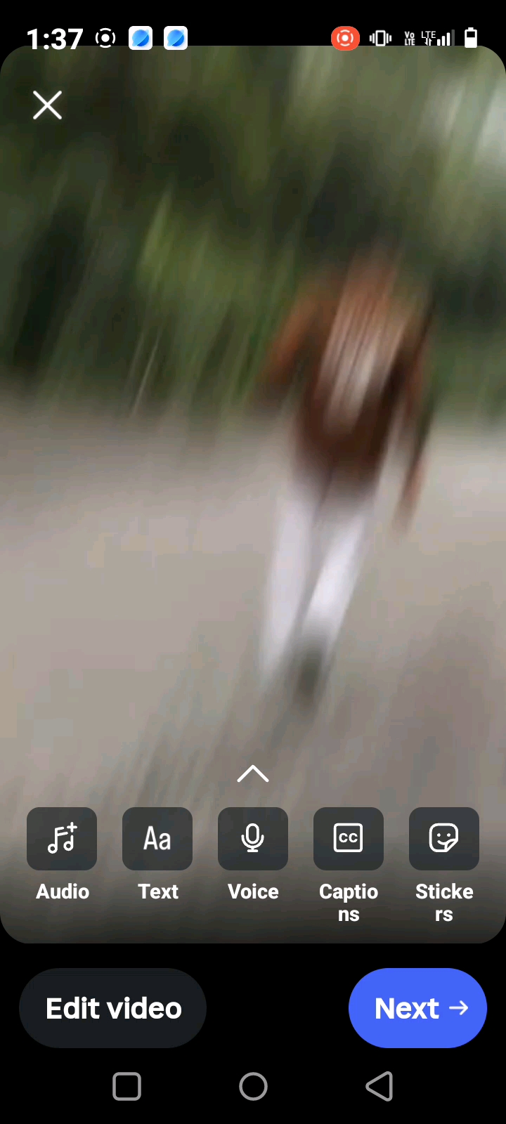 Editing video
