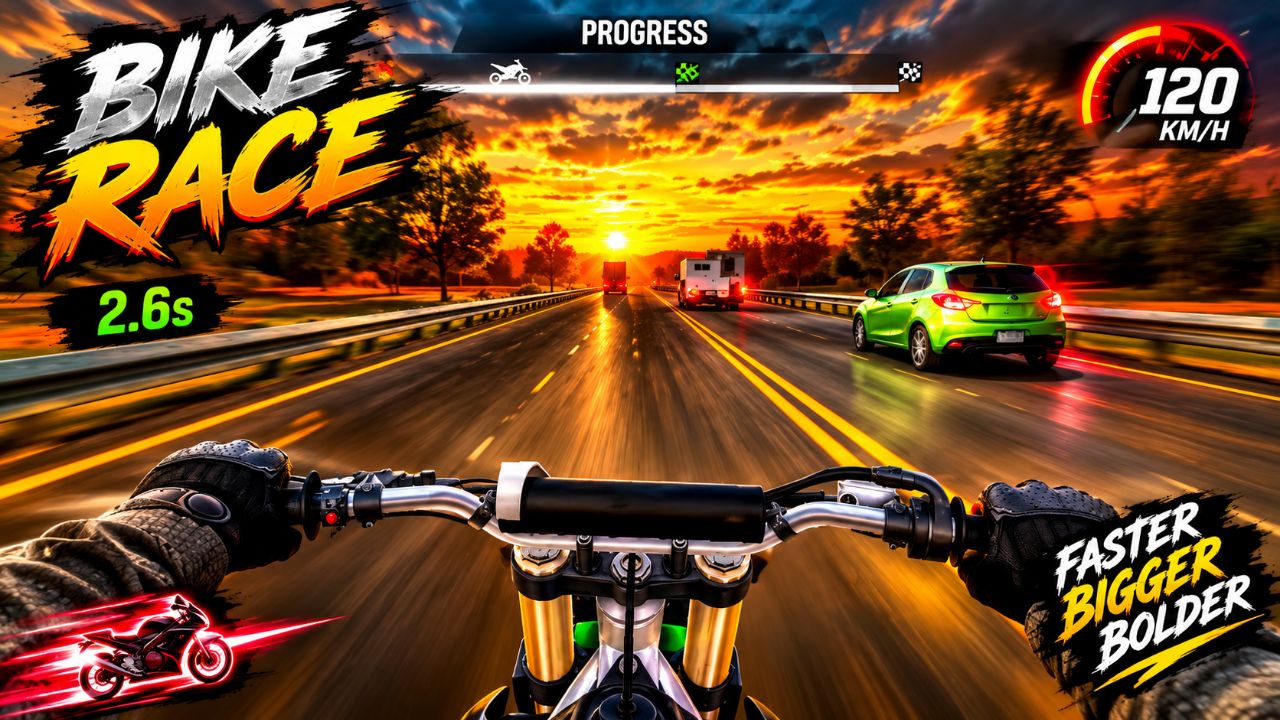 🏍️ Bike Race Gameplay – High Speed Traffic Racing Challenge! 🔥